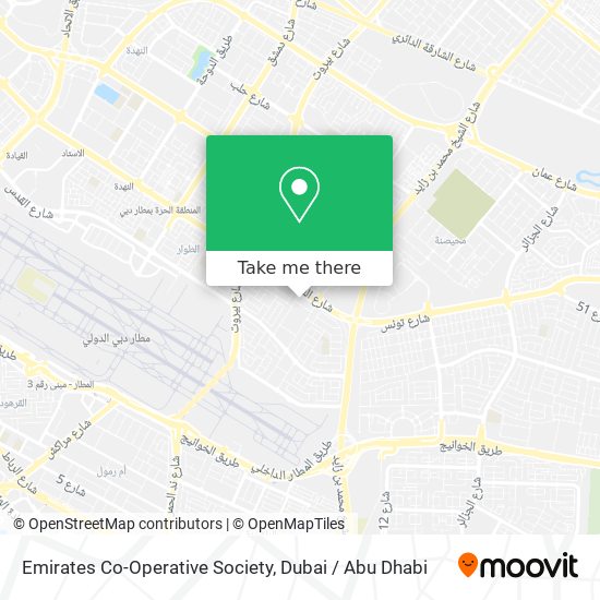 Emirates Co-Operative Society map