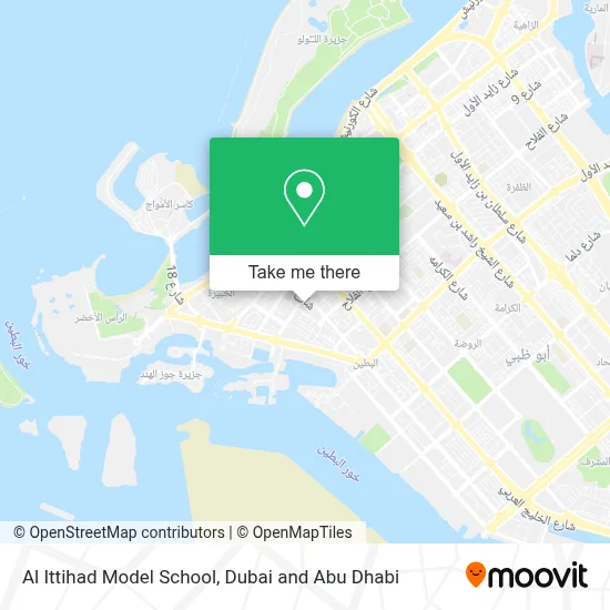 Al Ittihad Model School map