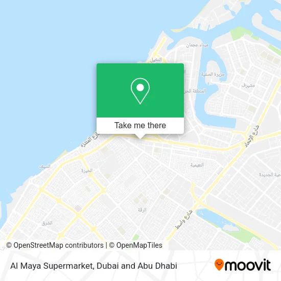 Al Maya Supermarket map
