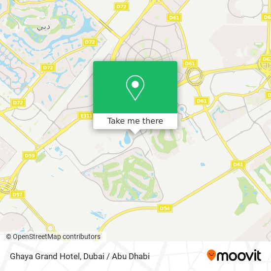 Ghaya Grand Hotel map