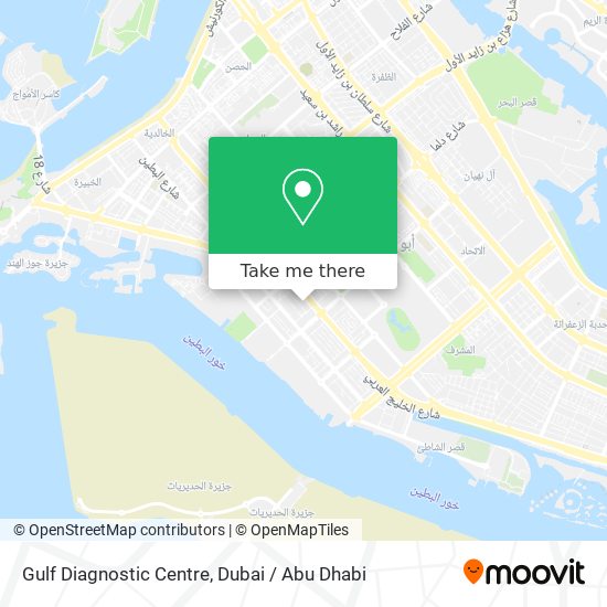 Gulf Diagnostic Centre map