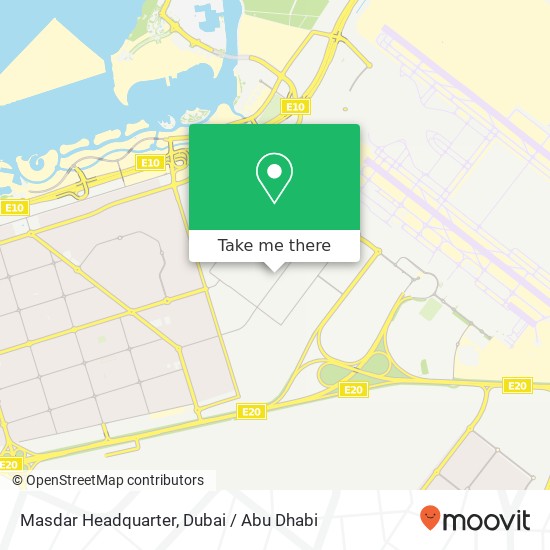 Masdar Headquarter map