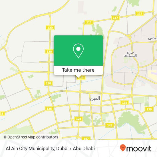 Al Ain City Municipality map