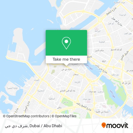 شرف دي جي map