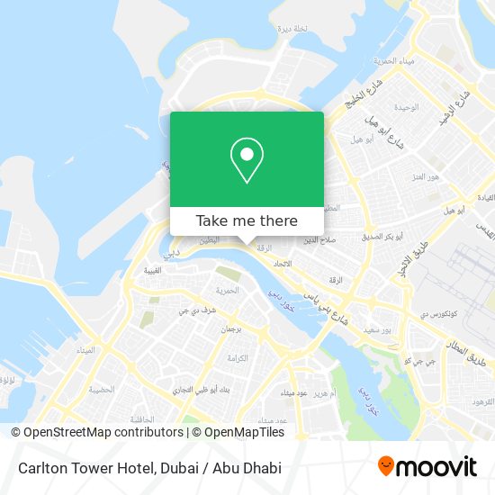 Carlton Tower Hotel map