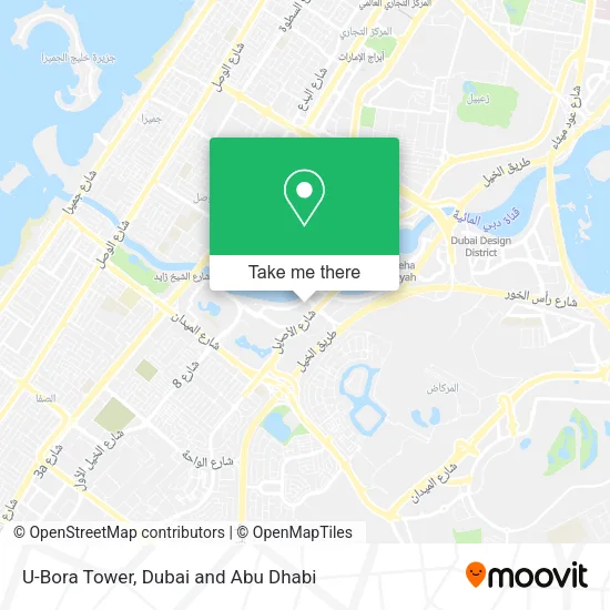 U-Bora Tower map