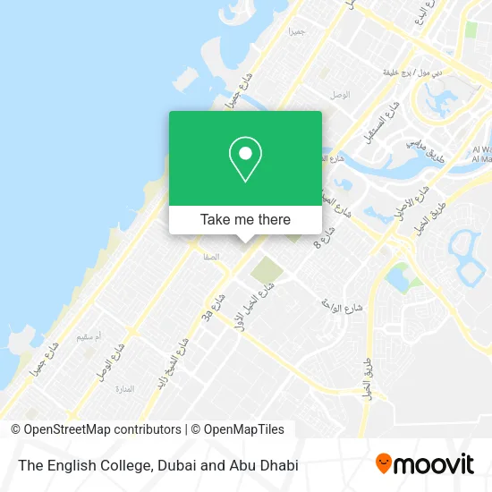 The English College map