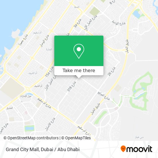 Grand City Mall map