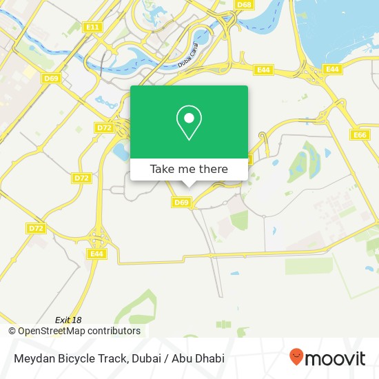 Meydan Bicycle Track map