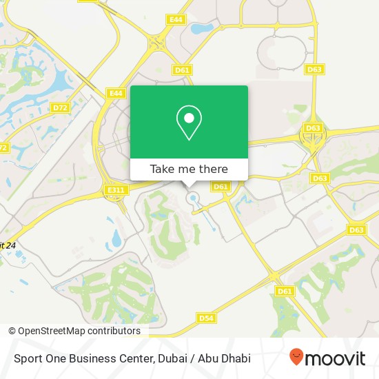 Sport One Business Center map
