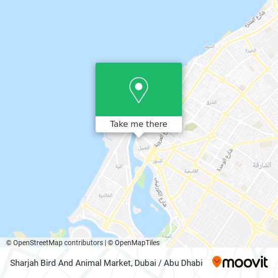 Sharjah Bird And Animal Market map