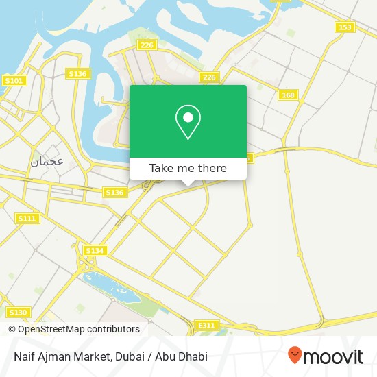 Naif Ajman Market map