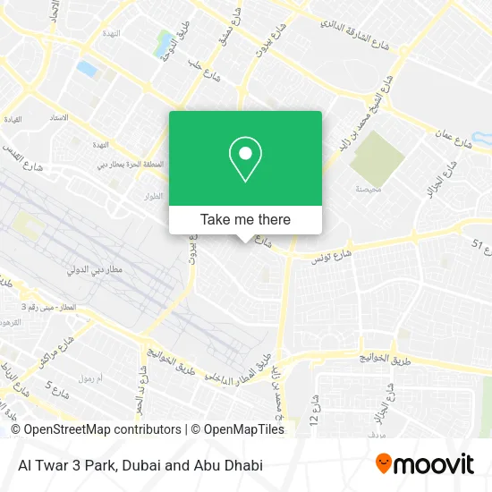 Al Twar 3 Park map