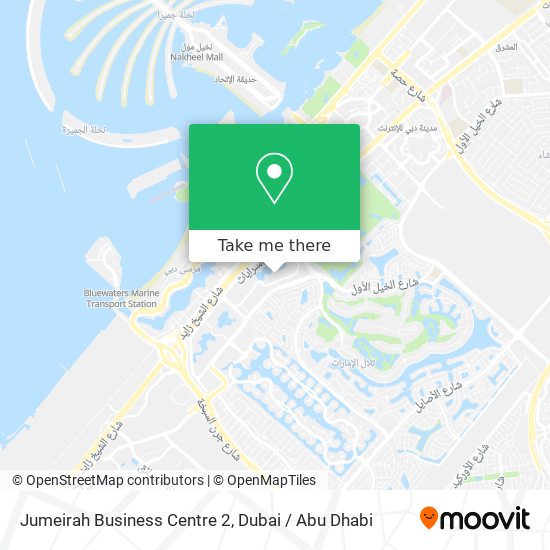 Jumeirah Business Centre 2 map
