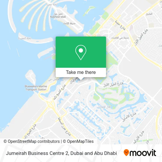 Jumeirah Business Centre 2 map