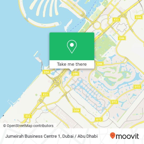 Jumeirah Business Centre 1 map