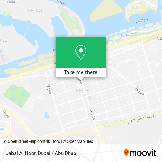 Jabal Al Noor map