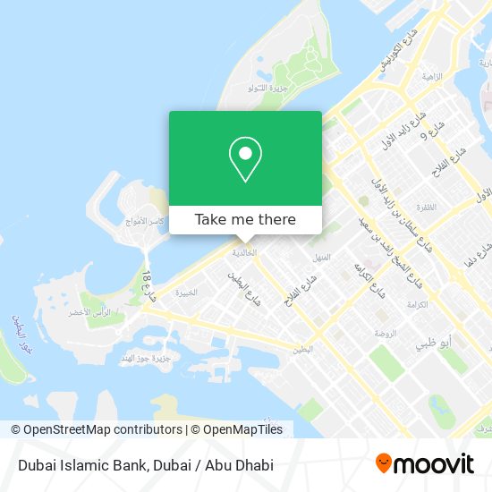 Dubai Islamic Bank map