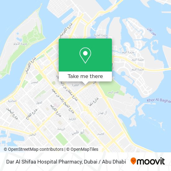 Dar Al Shifaa Hospital Pharmacy map
