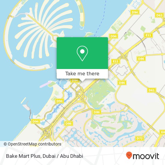 Bake Mart Plus map