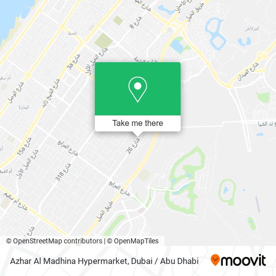 Azhar Al Madhina Hypermarket map