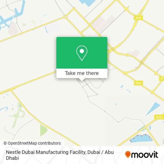 Nestle Dubai Manufacturing Facility map