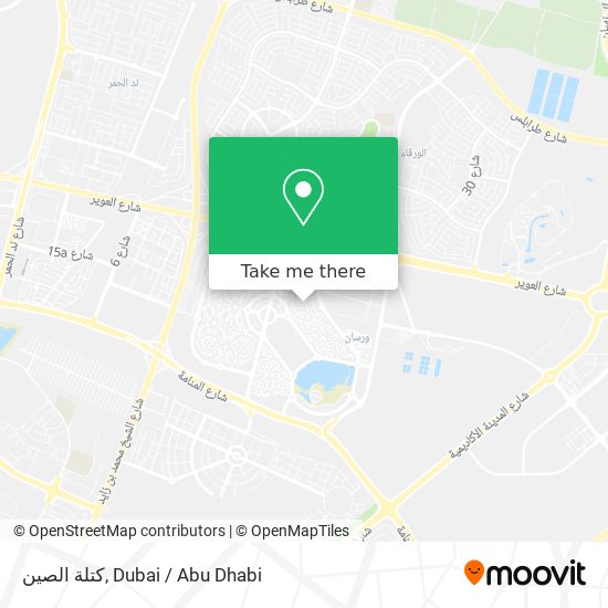 كتلة الصين map