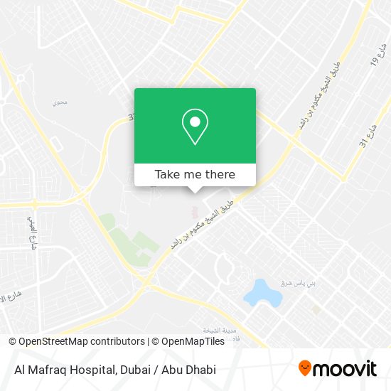 Al Mafraq Hospital map