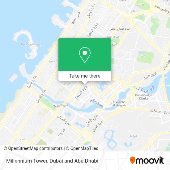 Millennium Tower map