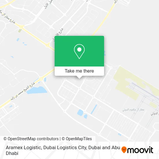 Aramex Logistic, Dubai Logistics City map