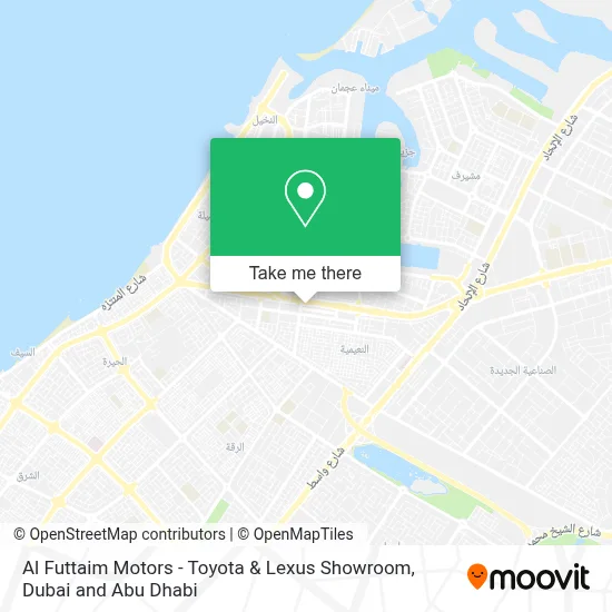Al Futtaim Motors - Toyota & Lexus Showroom map