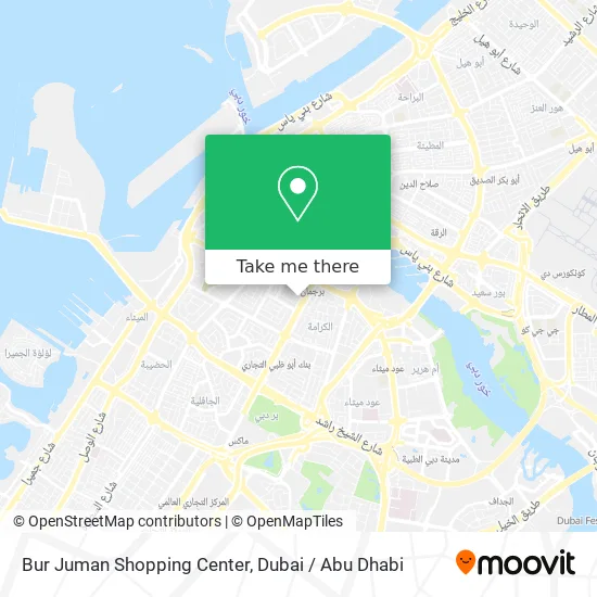 Bur Juman Shopping Center map
