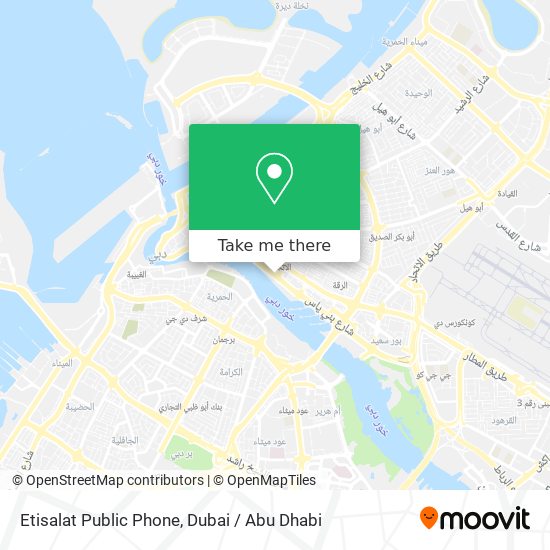 Etisalat Public Phone map