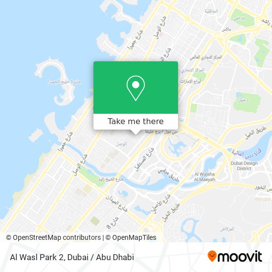 Al Wasl Park 2 map