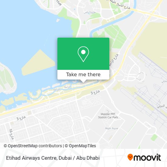 Etihad Airways Centre map