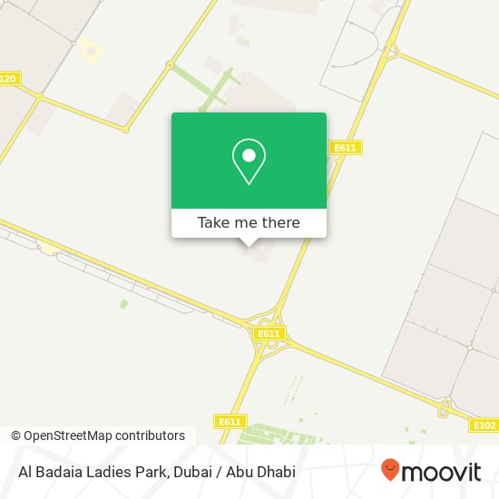 Al Badaia Ladies Park map