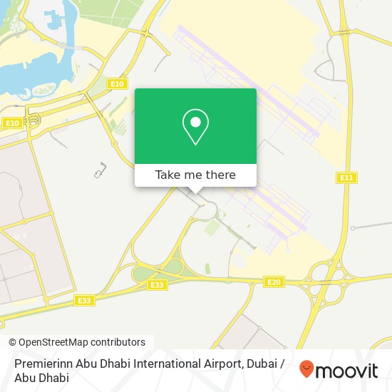 Premierinn Abu Dhabi International Airport map