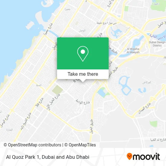 Al Quoz Park 1 map
