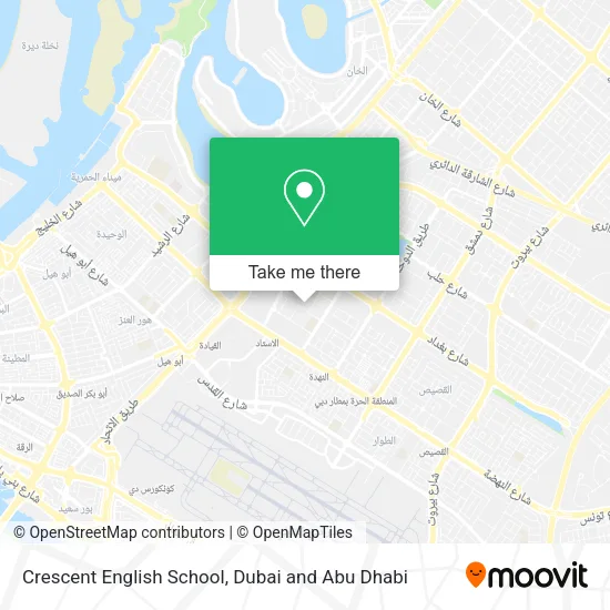 Crescent English School map