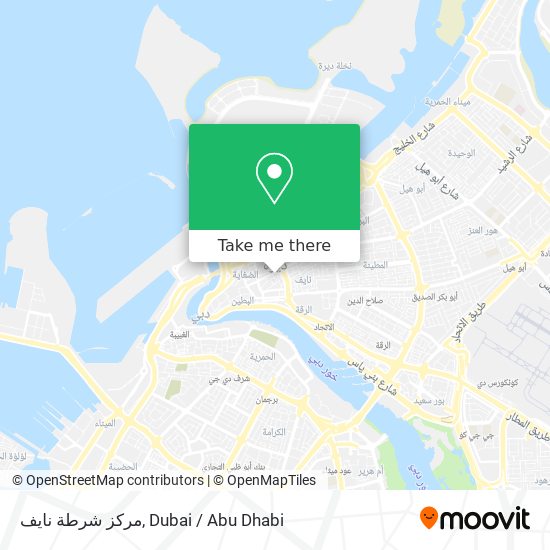 مركز شرطة نايف map