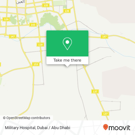 Military Hospital map