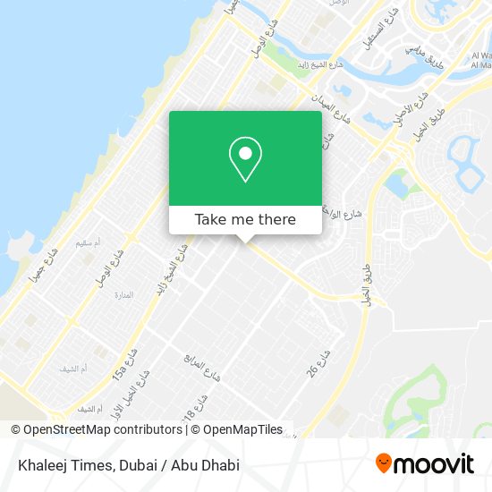 Khaleej Times map