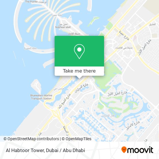 Al Habtoor Tower map