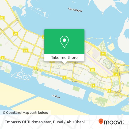 Embassy Of Turkmenistan map