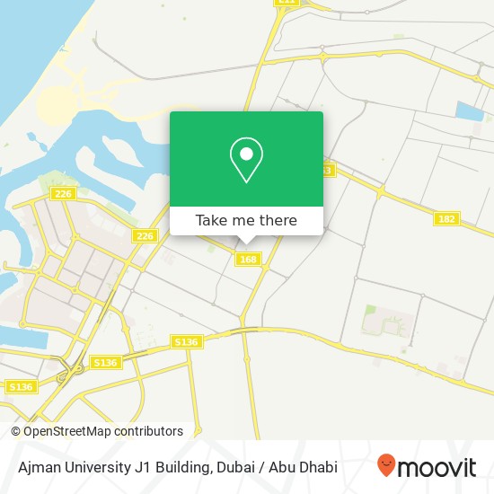 Ajman University J1 Building map