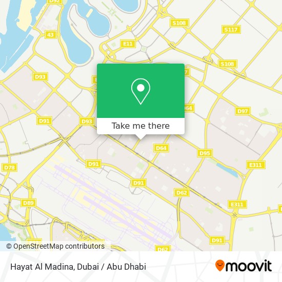 Hayat Al Madina map