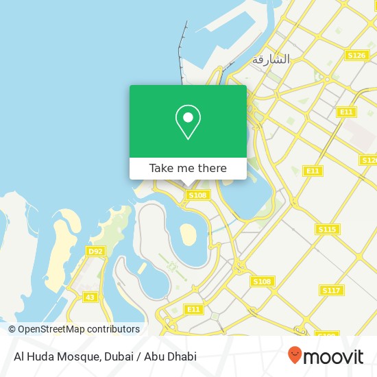 Al Huda Mosque map