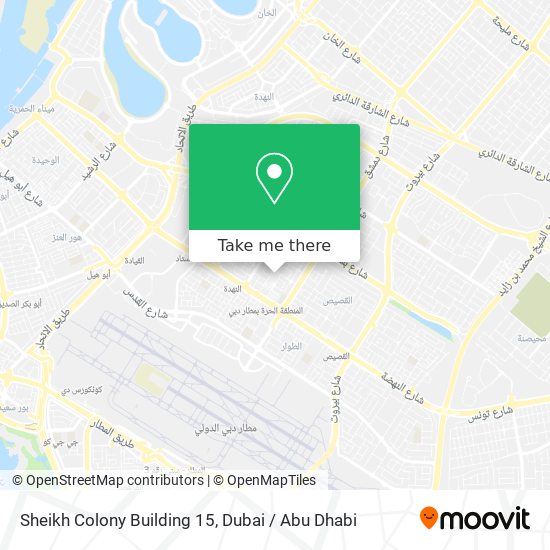 Sheikh Colony Building 15 map