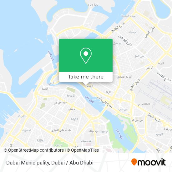 Dubai Municipality map
