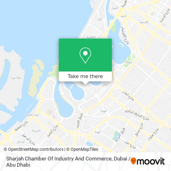 Sharjah Chamber Of Industry And Commerce map